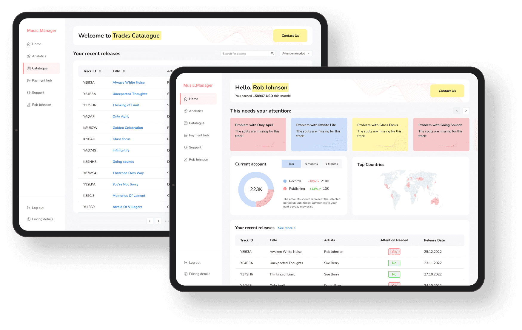 Music Manager App Development