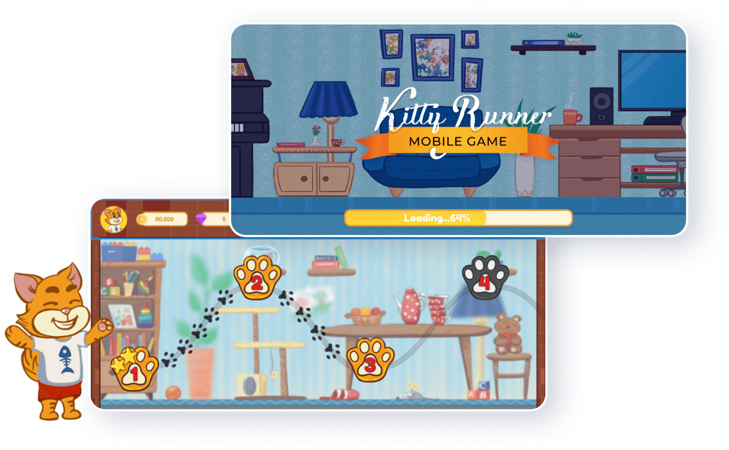 Kitty Runner Mobile Game