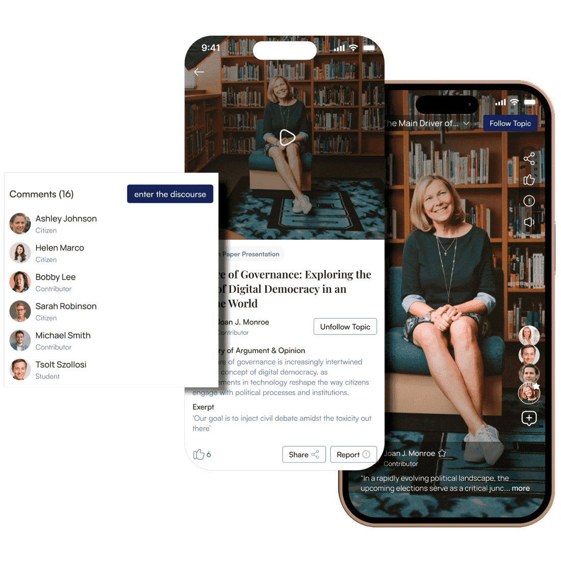 Political Social Media Interface Optimization