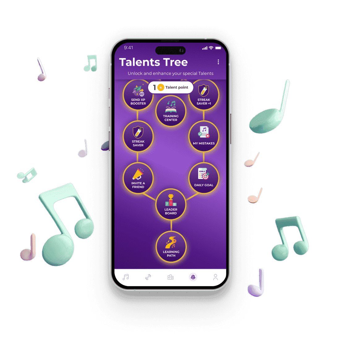 React Native Music Learning Mobile App